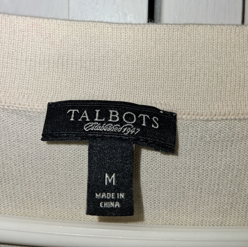 Talbots Ivory Knit Cardigan - Picture 5 of 9